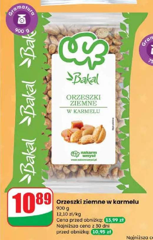 Orzeszki ziemne w karmelu