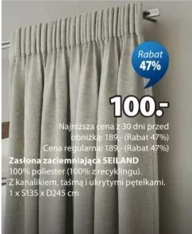 Zasłona zaciemniająca Seiland