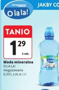 Woda mineralna niegazowana