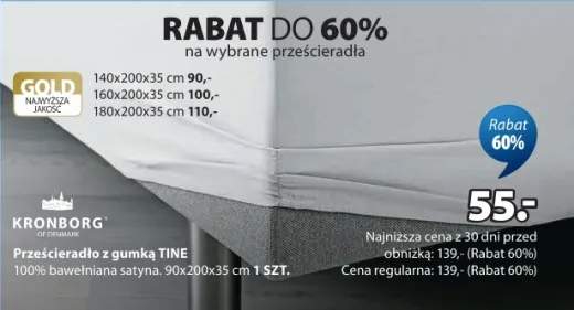 Prześcieradło z gumką