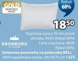 Satynowa poszewka na poduszkę