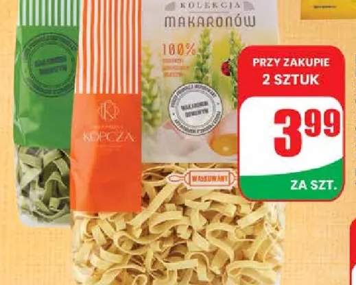 Makaron tagliatelle Kopcza
