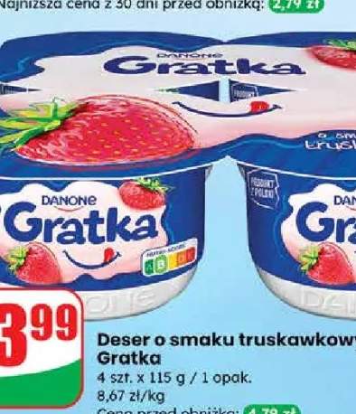 Deser o smaku truskawkowym Gratka