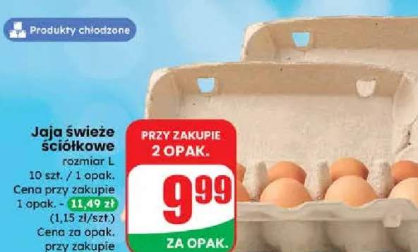 Jaja świeże ściółkowe rozmiar L