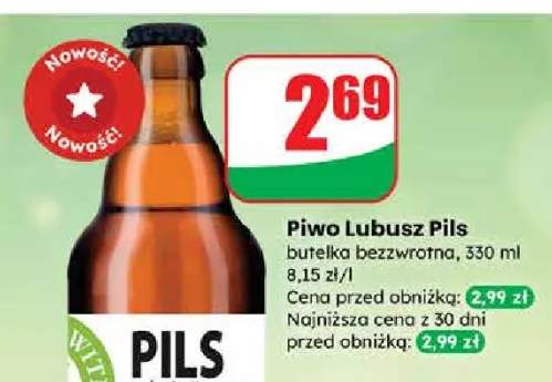 Piwo Lubusz Pils