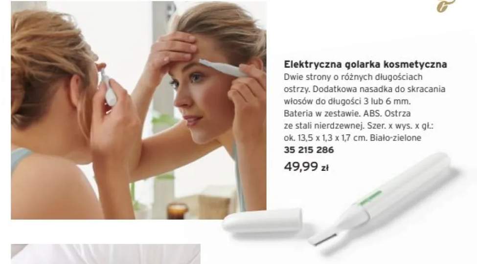 golarka elektryczna damska