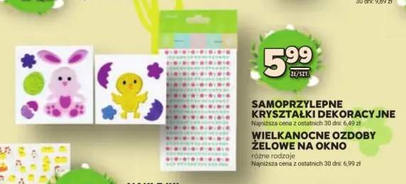 Wielkanocne ozdoby żelowe na okno