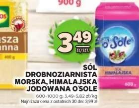 Sól drobnoziarnista morska, himalajska jodowana