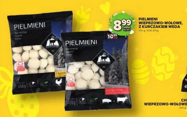 Pielmieni wieprzowo-wołowe z kurczakiem Weda