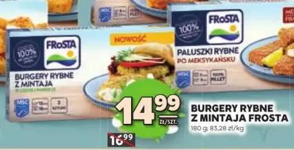 Burgery rybne z mintaja