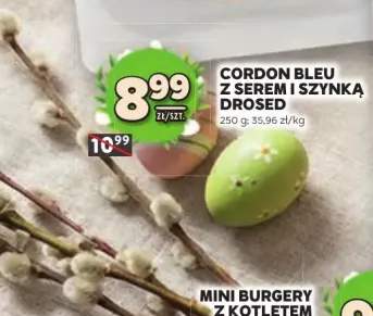 Cordon bleu z serem i szynką drosed