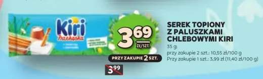 Serek topiony z paluszkami chlebowymi