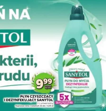 Płyn czyszczący i dezynfekujący Sanytol