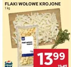 Flaki wołowe krojone