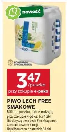Piwo lech free smakowe