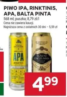Piwo IPA, Rinktinis, APA, Balta Pinta