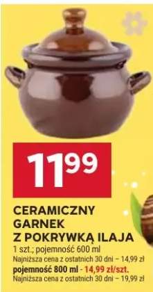 Ceramiczny garnek z pokrywką Ilaja
