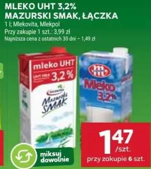 Mleko UHT 3,2% mazurski smak, Łączka