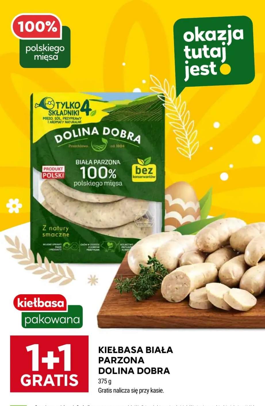 Kiełbasa biała parzona