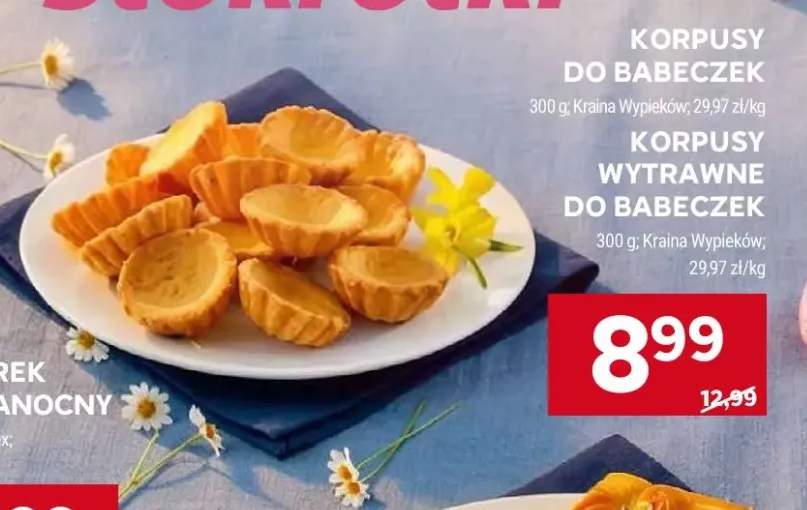 Korpusy wytrawne do babeczek