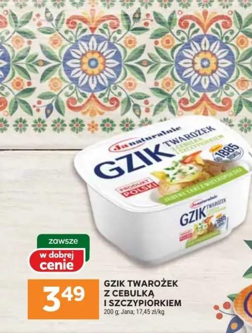 Gzik twarożek z cebulką i szczypiorkiem