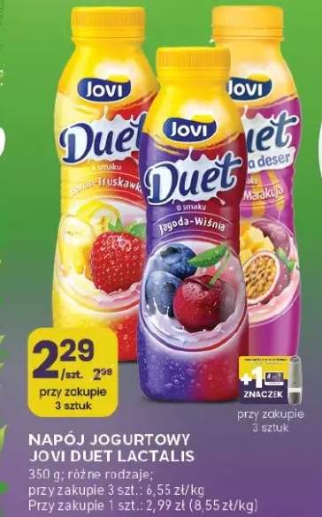 Napój jogurtowy Duet Lactalis