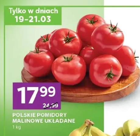 Pomidory malinowe układane polskie