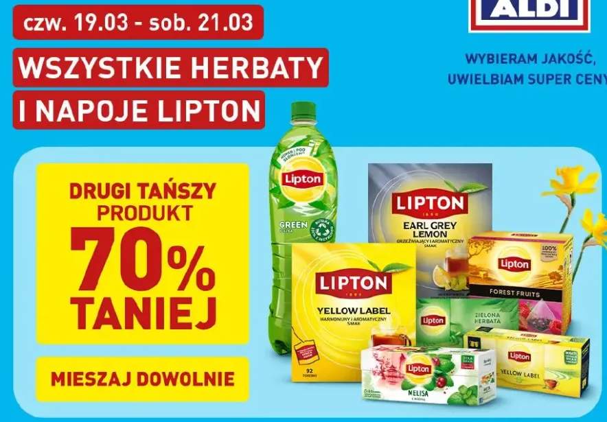 Wszystkie herbaty i napoje Lipton