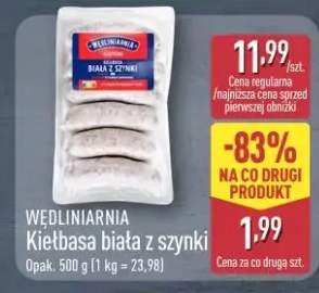 Kiełbasa biała z szynki