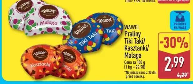 Praliny Tiki Taki Kasztanki/Malaga