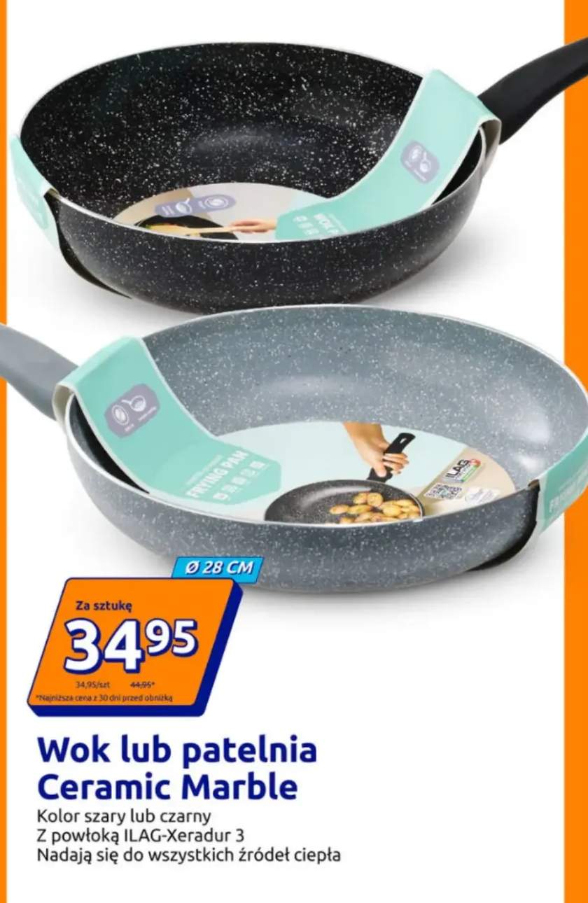 Wok lub patelnia Ceramic Marble 
