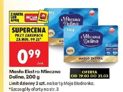 Masło ekstra Mleczna Dolina