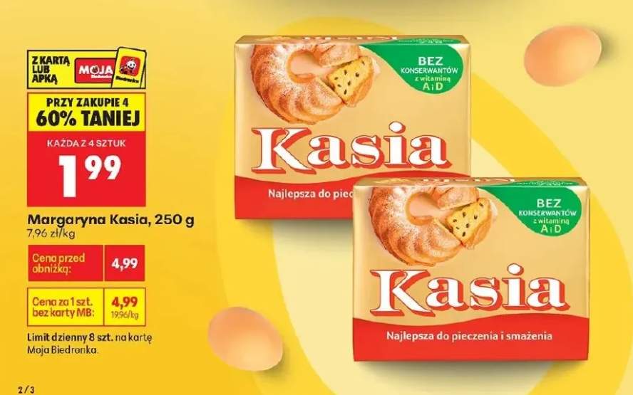 Margaryna najlepsza do pieczenia i smażenia