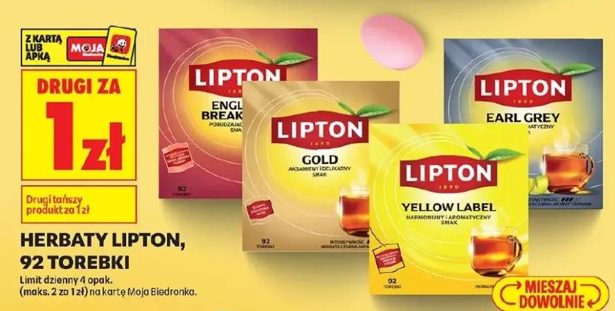 Herbata Gold aksamitny i delikatny smak 92 torebki