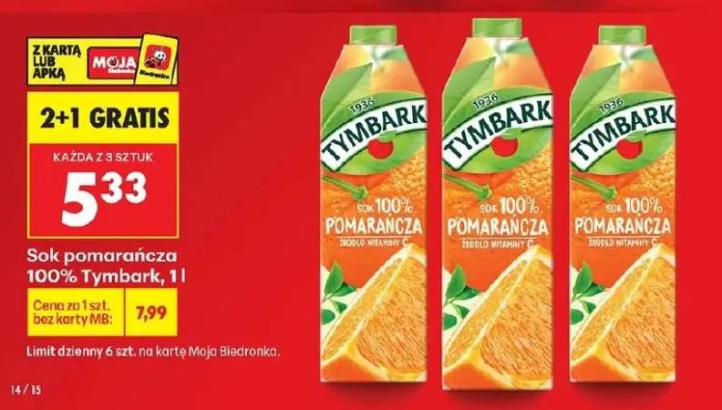 Sok pomarańcza 100%