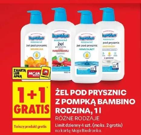 Żel pod prysznic z pompką rodzina