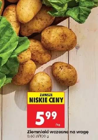 Ziemniaki wczesne na wagę