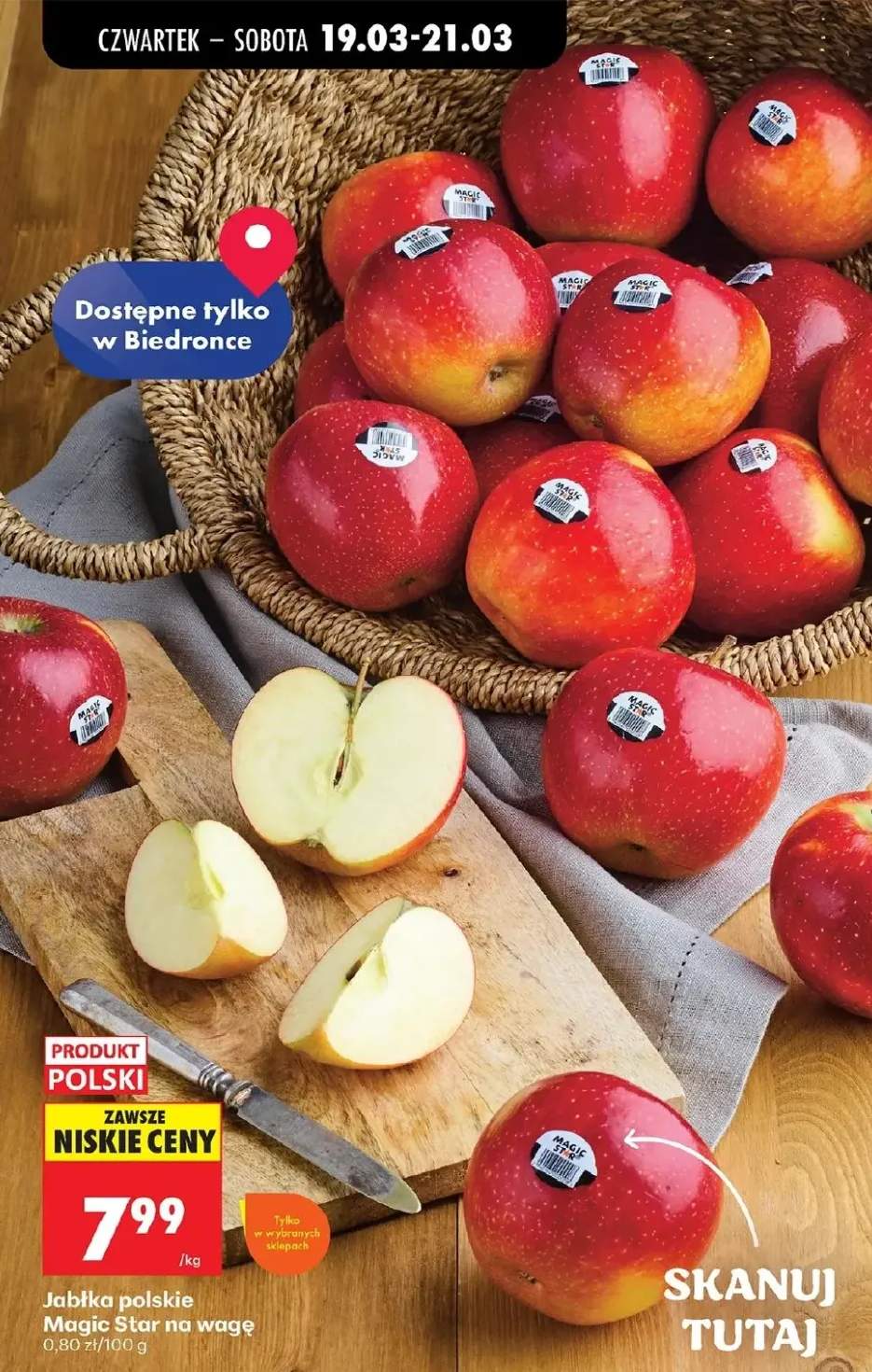 Jabłka polskie Magic Star na wagę