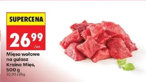 Mięso wołowe na gulasz