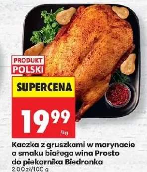 Kaczka z gruszkami w marynacie o smaku białego wina Prosto do piekarnika