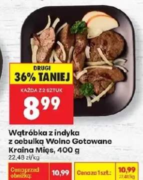 Wątróbka z indyka z cebulką wolno gotowane kraina mięs