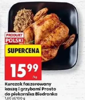 Kurczak faszerowany kaszą i grzybami Prosto do piekarnika