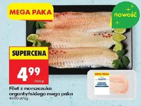 Filet z morszczuka argentyńskiego mega paka