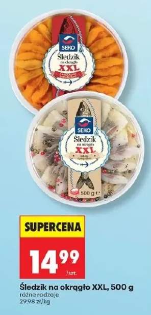 Śledź na okrągło XXL różne rodzaje