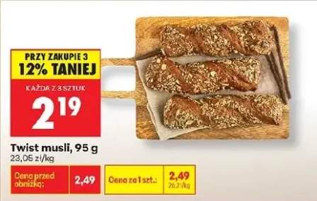 Pieczywo twist musli