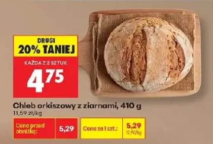 Chleb orkiszowy z ziarnami