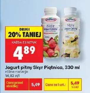 Jogurt pitny truskawka & malina