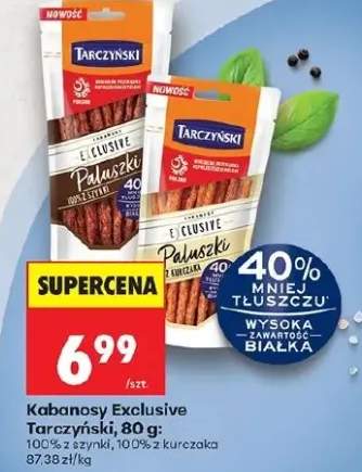 Kabanosy Exclusive z kurczaka