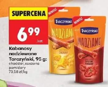 Kabanosy nadziewane cheddar