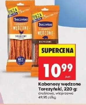 Kabanosy wędzone drobiowe